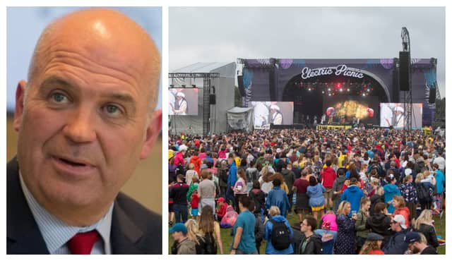Dr Tony Holohan, Chief Medical Officer at the Department of Health will have to advise the Government on the best thing to do with the Electric Picnic