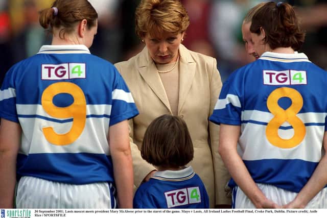 “We were in the dressing rooms on the Cusack Stand side of the ground and I went to give back my jersey as if I was playing, and everyone told me to keep it. Then there was the open top bus celebration in Portlaoise after, it was all incredible.”