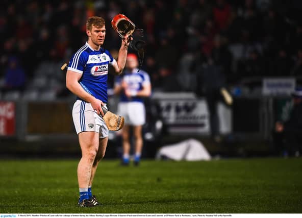 Matthew Whelan started the game for Borris-Kilcotton 24 hours after coming on for Laois against Wexford