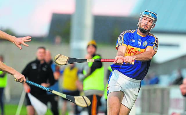 Willie Hyland in action for Clough-Ballacolla
