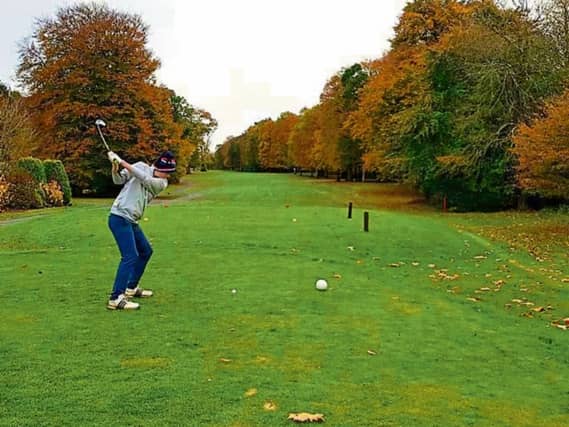 One of Portarlington Golf Club's most promising young exciting prospects for the future Bernard Scull, Juniors Captain 2019 Barton Cup team member 2020 in action before lockdown