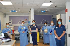 Frontline nursing staff at the Midland Regional Hospital Portlaoise