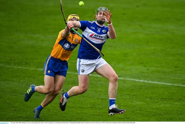 Willie Dunphy in action against Clare
