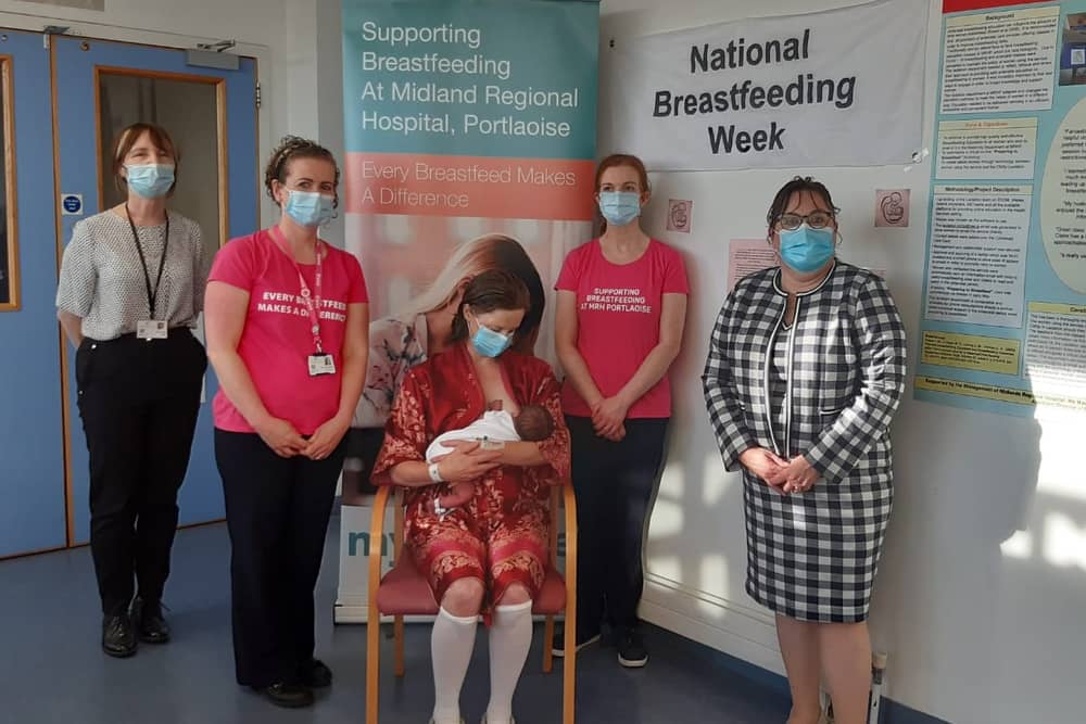 National Breastfeeding week at the Midland Regaional hospital Portlaoise