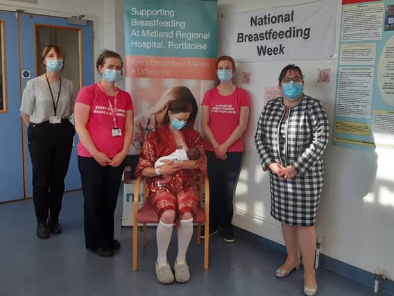 National Breastfeeding week at the Midland Regaional hospital Portlaoise