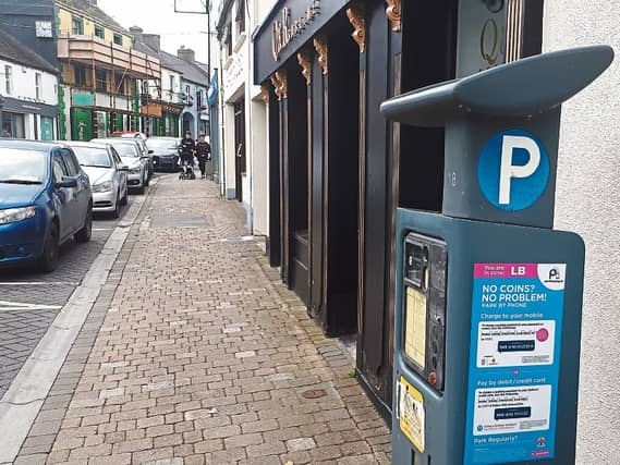 A parking meter in Portlaoise