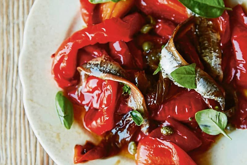 Deep fried peppers from Bitter Honey by Letitia Clark. Picture: Matt Russell/PA