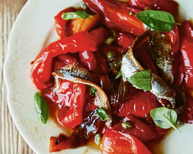 Deep fried peppers from Bitter Honey by Letitia Clark. Picture: Matt Russell/PA