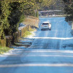 File photo: Frosty roads