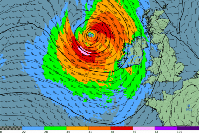 'Severe wind' forecast in Met Éireann weather advisory on Hurricane Lorenzo