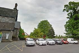 This is just one of two small parking areas that serve Portlaoise Train Station.