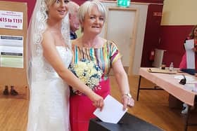Cllr Mary Sweeny and her niece Amanda