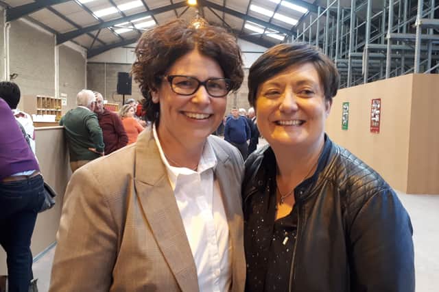 Below: Aisling and her partner Fiona. More below picture.