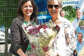 Denise Rainey ( Business Development Officer- BSU ) and Mary Keogh ( Centre Manager ) at the official opening of  PEC  Innovation Hub & Fab Lab in Portarlington . Pic: Michael Scully