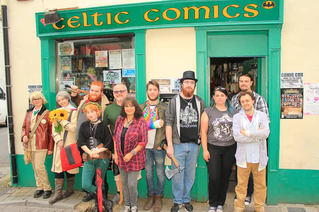 Crowds gathered at Celtic Comics Portlaoise for the opening of Celtic Con - Ireland's Midland Comic Convention.