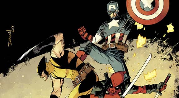 Declan Shalvey's iconic work on the Deadpool comic 'The Good, the Bad and the Ugly'