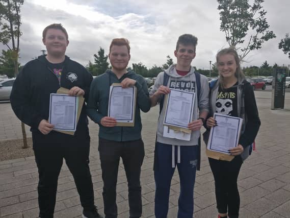 Leaving Cert Day at Portlaoise CBS and Scoil Chríost Rí.