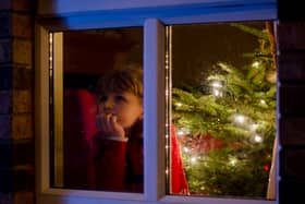 Teagan O'Reilly mounts an anxious vigil as she waits for Santa to arrive on Christmas Eve