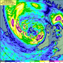 Met Éireann chart of what is likely to be named Storm Barra