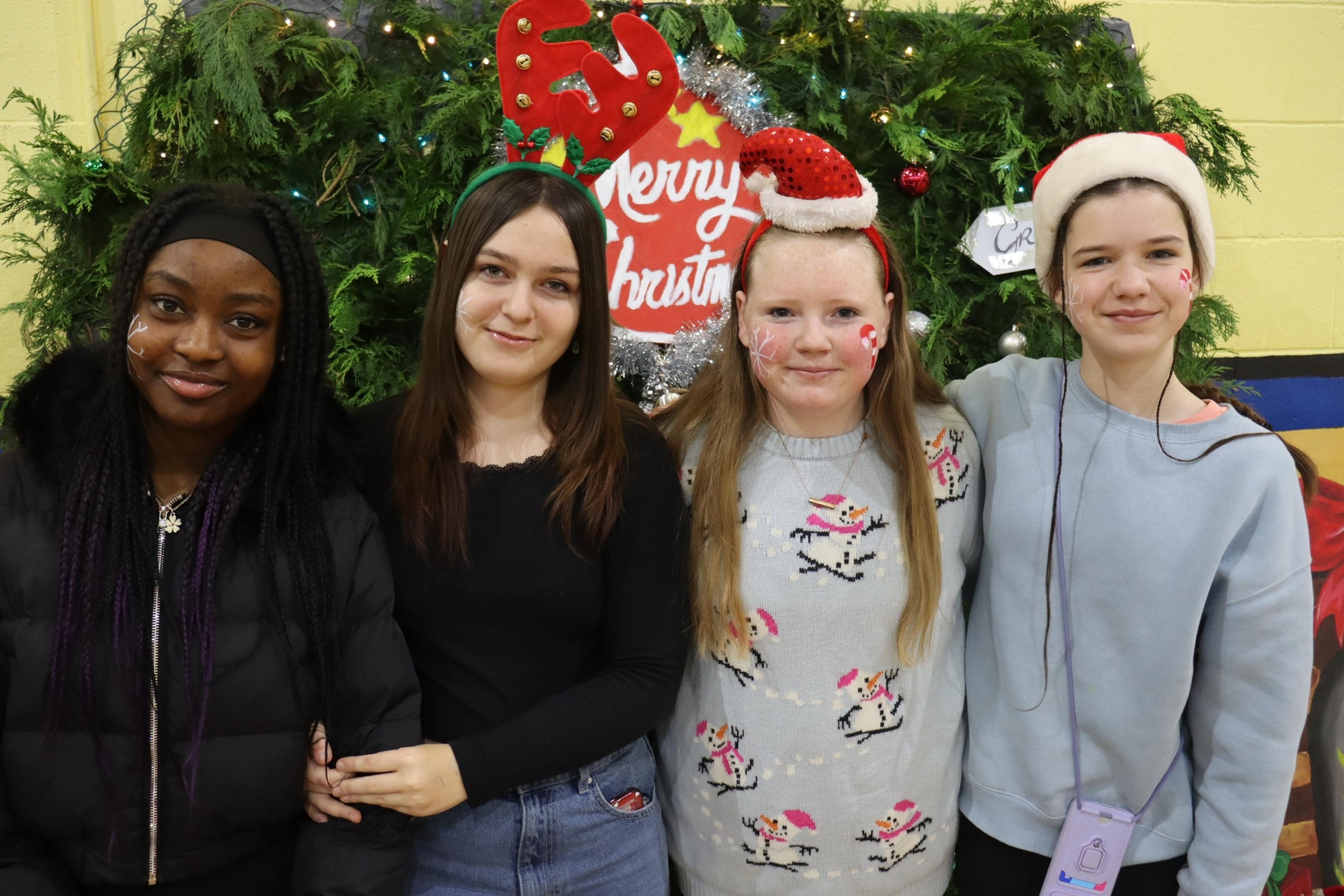 IN PICTURES: Special guest at Portarlington school's amazing Christmas funday