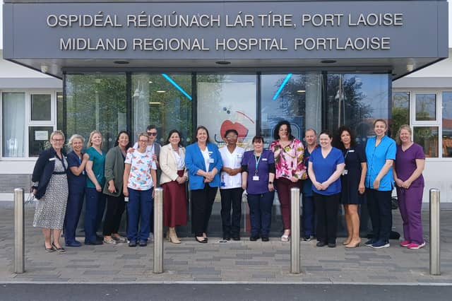 Staff from Midland Regional Hospital Portlaoise celebrate International Nurses Day 2026.