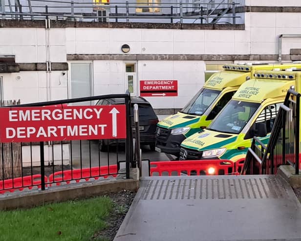 Emergency Department at the Midland Regional Hospital Portlaoise, Co. Laois