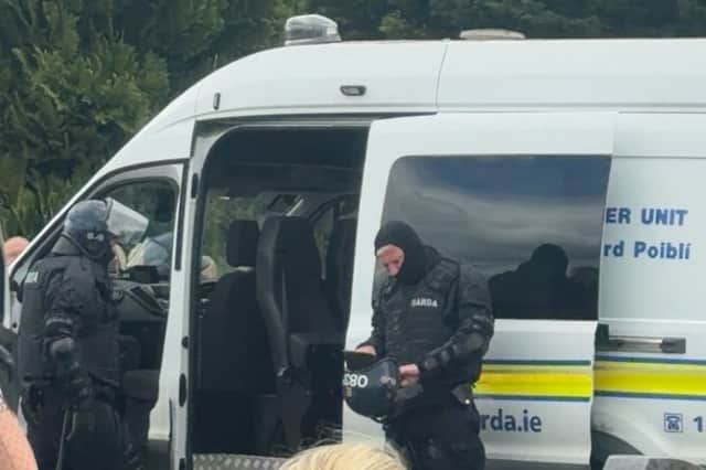 Garda Public Order Unit was deployed.