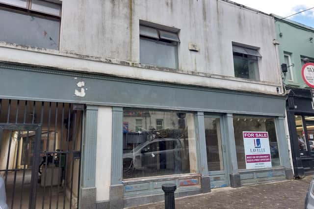 The former Ken Black toy shop on Portlaoise main street.