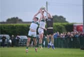Action from Friday evening's game in Courtwood GAA