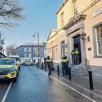 Allegedly arrived at ex’s with lump hammer in Laois