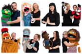 Some of the cast of Seamus Carroll's production of Avenue Q to play at the Dunamaise Arts Centre in Laois. 