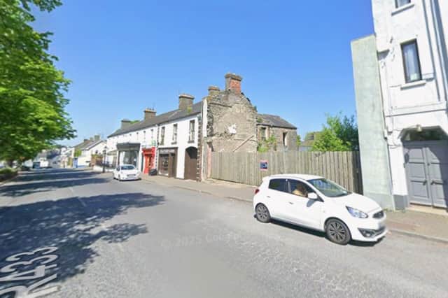 Site and building in The Square Rathdowney set to be bought by CPO by Laois County Council.
