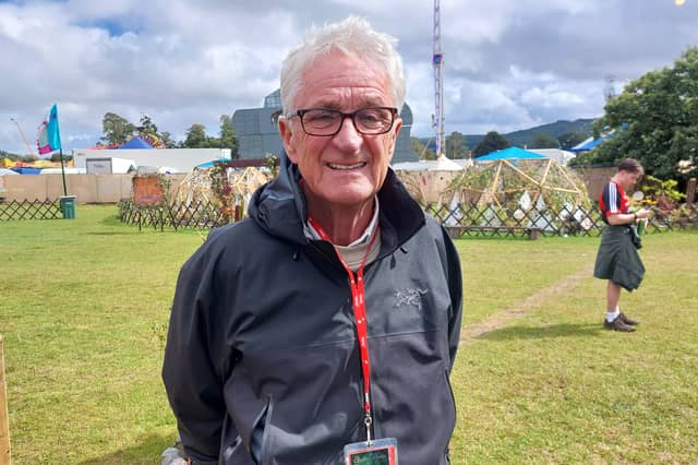 Melvin Benn viewing Music Generation harpists on Sunday, August 30, 2026.