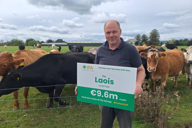 Laois IFA Chairman Henry Burns claims that Laois will lose out if Ireland gets bad CAP deal.