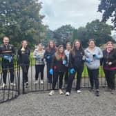 Volunteers from Bank of Ireland, Clough Tidy Towns and Caitriona Ryan, Laois Volunteer Centre.  