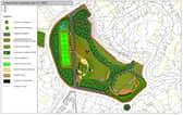 The plan for the Central Park in Kilminchy.