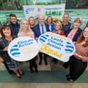 Lisa Doyle, Biodiversity Officer; Patricia O’Rourke, Climate Action Section; Kevin Manning, Energy Engineer; Anne Lennon, Climate Action Officer; Colette O’Rourke, Community Climate Action Officer; Michael Rainey, Laois County Council Chief Executive; Suzanne Dempsey, Climate Action Coordinator; Cllr Catherine Fitzgerald, Cathaoirleach of Laois County Council; Pat Delaney, Acting Director of Services for Community and Integration, Climate and Environment; Georgina Ireland, Senior Executive Officer; and Sam McLeod, Environmental Awareness Officer