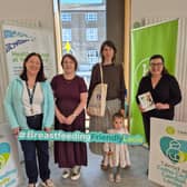 Photo caption: L-R: Edel Heffernan, Library, Fiona Skehan, Healthy Laois Coordinator, Fiona Flanagan, Le Leche, Aoife Flanagan, Jackie Carroll, Laois Chamber Alliance.  