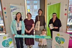 Photo caption: L-R: Edel Heffernan, Library, Fiona Skehan, Healthy Laois Coordinator, Fiona Flanagan, Le Leche, Aoife Flanagan, Jackie Carroll, Laois Chamber Alliance.  