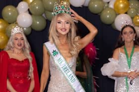 The newly crowned 2026 Ms Ireland, Cleo Knight, representing Offaly, who lives in Portarlington on the Laois border.