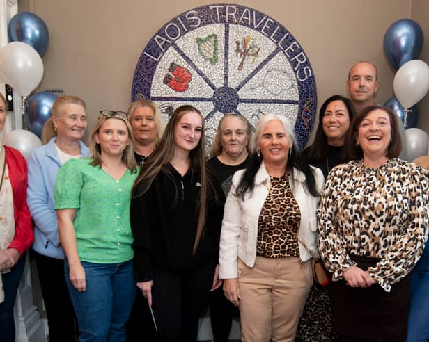 Laois Traveller Action Group staff team at the launch of their new premises at The Maltings, Coote Street, Portlaoise 