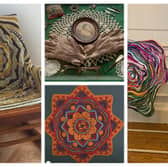 Images from the Threads exhibition in Mountmellick Library, Laois
