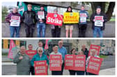 On the picket line in Mountmellick: staff in the LOETB further education campus, and at St Vincent's Community Nursing Unit. 