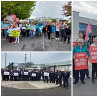In PICTURES: Laois workers strike a blow for pay