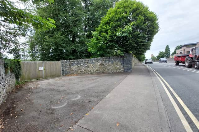 Entrance to Laois County Council's Tyrells Land site in Portlaoise.