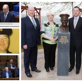 Micheál Martin delivered a State Apology in the Dáil in the presence of Brian Stack's widow Sheila and her sons, Austin, Oliver and Kieran Stack.