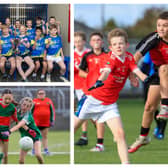 Laois Cumann na mBunscol Gaelic football finals 2026 day one in Laois Hire O'Moore Park Portlaoise.