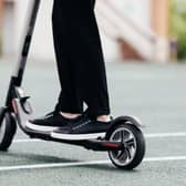 File photo of an e-scooter 