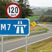 The incident happened on the motorway in Laois. 