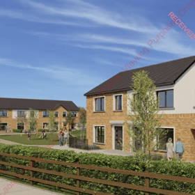   CGI view of the planned extension to Dargan Woods on the Borris Road.  